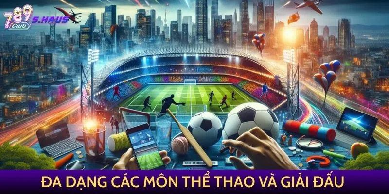 Đa dạng các môn thể thao và giải đấu tại Thể thao 789Club