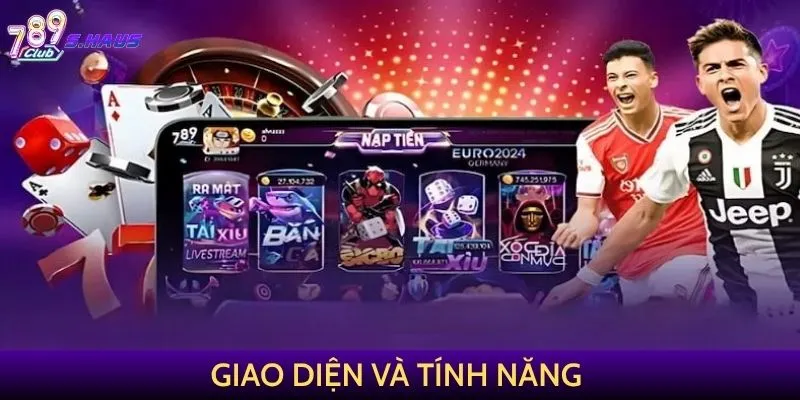 Giao diện và tính năng tại sảnh Thể thao 789Club